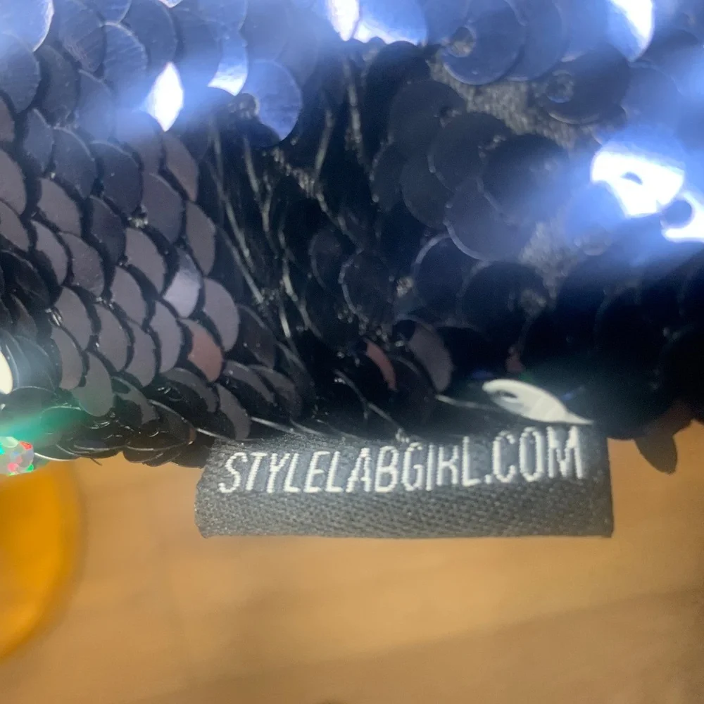 NWT Magic Sequin Star and Moon Pouch
